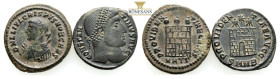 Ancient Bronze Coins…. 2 Pieces…Sold As Seen.No Returns.