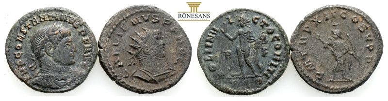Ancient Bronze Coins…. 2 Pieces…Sold As Seen.No Returns.