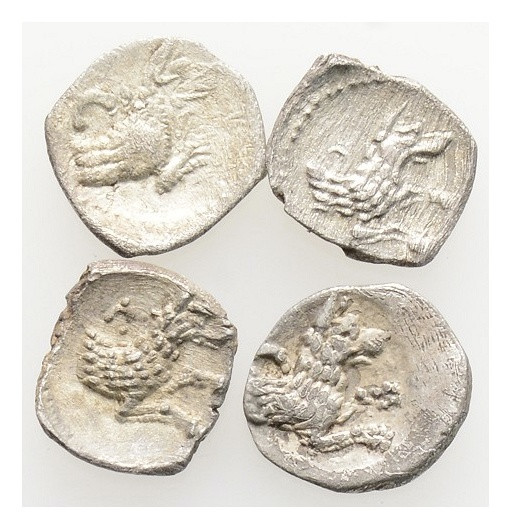 Ancient Bronze Coins…. 4 Pieces…Sold As Seen.No Returns.