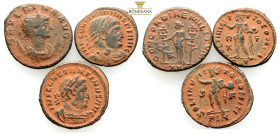 Ancient Bronze Coins…. 3 Pieces…Sold As Seen.No Returns.
