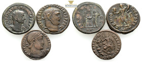 Ancient Bronze Coins…. 3 Pieces…Sold As Seen.No Returns.