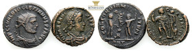 Ancient Bronze Coins…. 2 Pieces…Sold As Seen.No Returns.