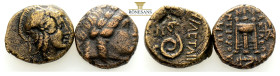 Ancient Bronze Coins…. 2 Pieces…Sold As Seen.No Returns.