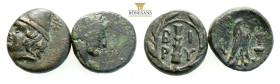 Ancient Bronze Coins…. 2 Pieces…Sold As Seen.No Returns.