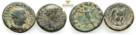 Ancient Bronze Coins…. 2 Pieces…Sold As Seen.No Returns.