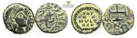 Ancient Bronze Coins…. 2 Pieces…Sold As Seen.No Returns.