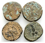 Ancient Bronze Coins…. 4 Pieces…Sold As Seen.No Returns.
