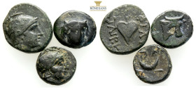 Ancient Bronze Coins…. 3 Pieces…Sold As Seen.No Returns.