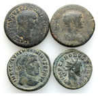 Ancient Bronze Coins…. 4 Pieces…Sold As Seen.No Returns.