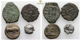 Ancient Bronze Coins…. 4 Pieces…Sold As Seen.No Returns.