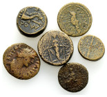 Ancient Bronze Coins…. 6 Pieces…Sold As Seen.No Returns.