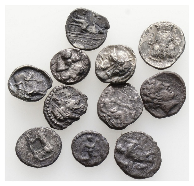 Ancient Bronze Coins…. 11 Pieces…Sold As Seen.No Returns.