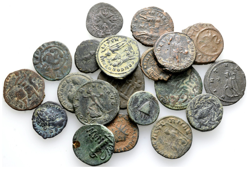 Ancient Bronze Coins….20 Pieces…Sold As Seen.No Returns.