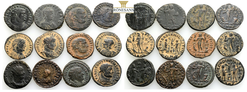 Ancient Bronze Coins….12 Pieces…Sold As Seen.No Returns.