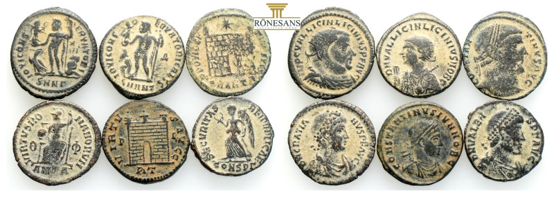 Ancient Bronze Coins….6 Pieces…Sold As Seen.No Returns.