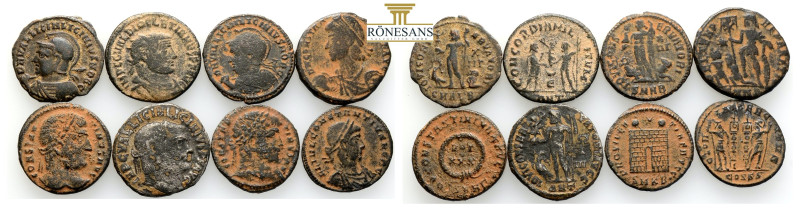 Ancient Bronze Coins…. 8 Pieces…Sold As Seen.No Returns.