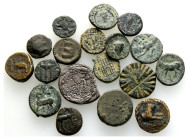 Ancient Bronze Coins….18 Pieces…Sold As Seen.No Returns.
