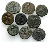 Ancient Bronze Coins….9 Pieces…Sold As Seen.No Returns.