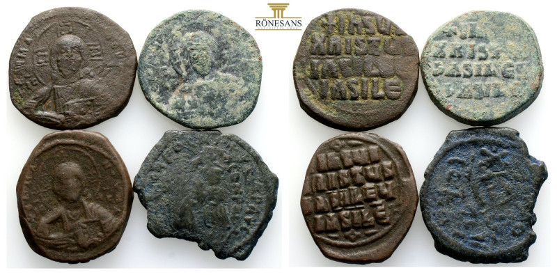 Ancient Bronze Coins…. 4 Pieces…Sold As Seen.No Returns.