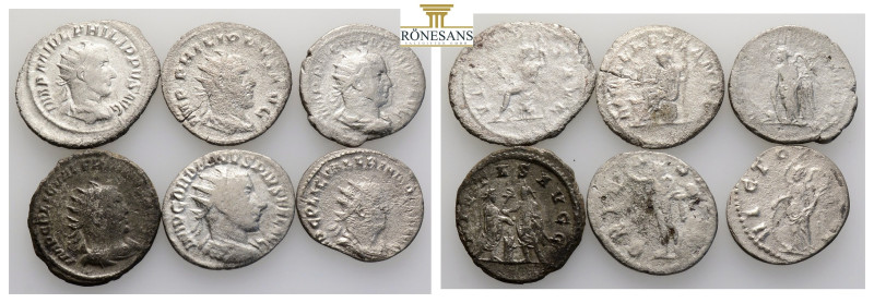 Ancient Bronze Coins…. 6 Pieces…Sold As Seen.No Returns.