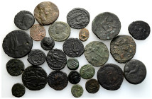 Ancient Bronze Coins….26 Pieces…Sold As Seen.No Returns.