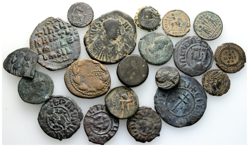 Ancient Bronze Coins….20 Pieces…Sold As Seen.No Returns.