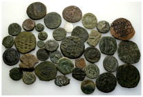 Ancient Bronze Coins…. 38 Pieces…Sold As Seen.No Returns.