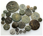 Ancient Bronze Coins….28 Pieces…Sold As Seen.No Returns.