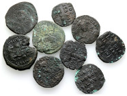 Ancient Bronze Coins…. 9 Pieces…Sold As Seen.No Returns.