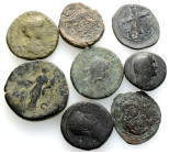 Ancient Bronze Coins…. 8 Pieces…Sold As Seen.No Returns.