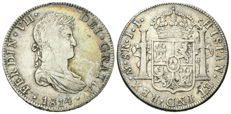MESSICO
Ferdinando VII, 1808-1833.
8 Reales 1814 JJ.
Ag
gr. 26,65
Dr. Busto...