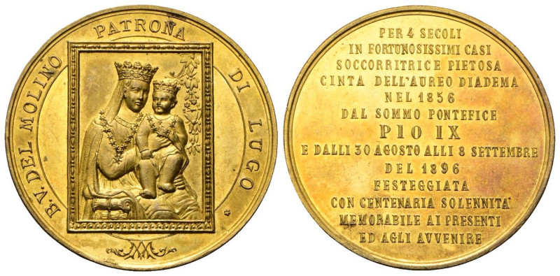 LUGO
Pio IX (Giovanni Maria Mastai Ferretti), 1846-1878.
Medaglia devozionale ...