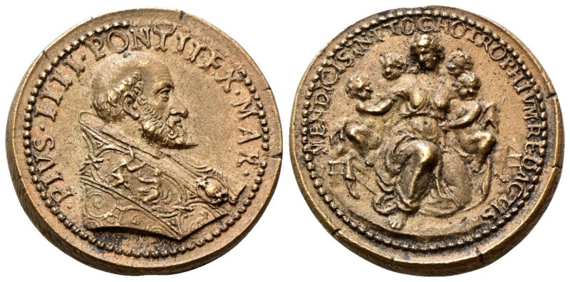 ROMA
Pio IV (Giovanni Angelo Medici), 1559-1565.
Medaglia 1563 opus G. Bonzagn...