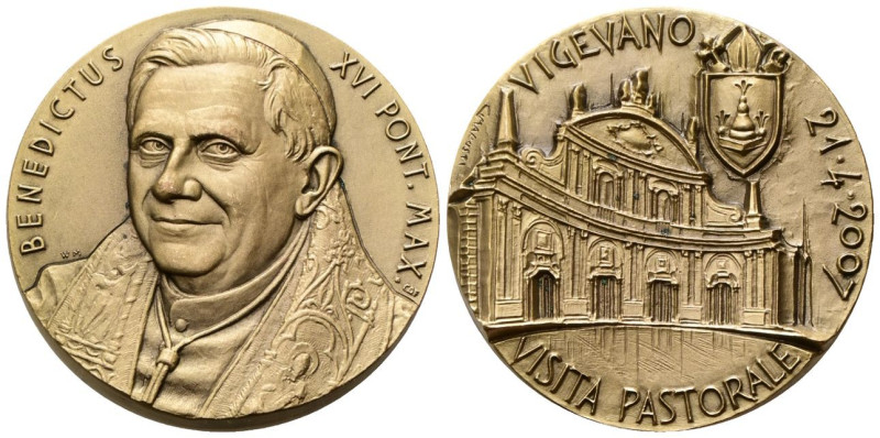 VIGEVANO
Benedetto XVI (Joseph Aloisius Ratzinger), 2005-2013.
Medaglia straor...