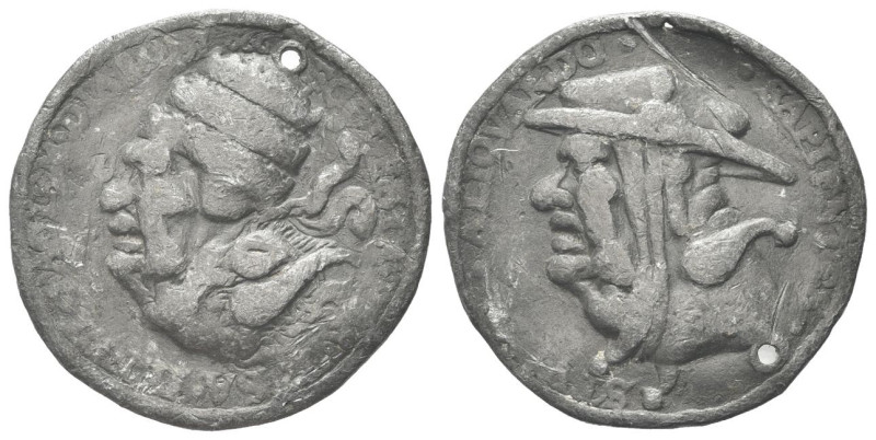 GERMANIA
Durante Carlo V D’Asburgo Imperatore, 1500-1558.
Medaglia satirica an...