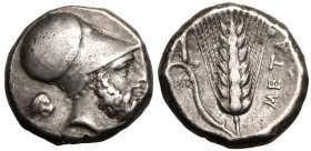 Lucania, Metapontion, AR Nomos