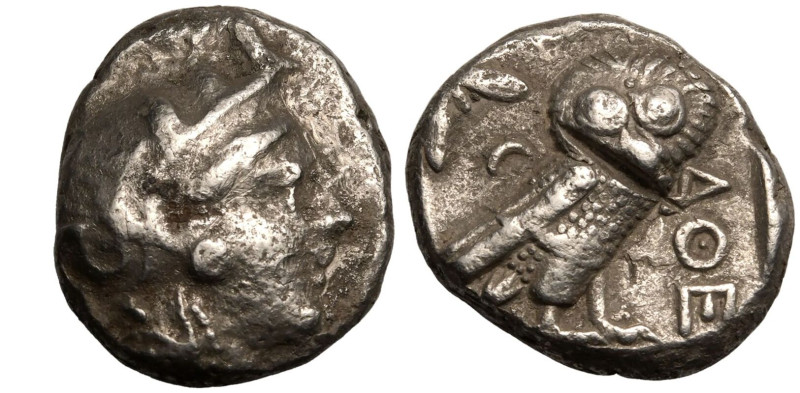 ANCIENT GREECE. ATTICA, ATHENS. 
Silver Tetradrachm, circa 353-294 BC. 
Obv: A...