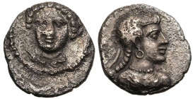 Cilicia, Tarsos, Datames (Satrap of Cilicia & Cappadocia) AR Obol