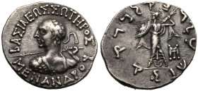 Indo-Greek Kingdom, Menander I 'Soter' AR Drachm