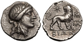 Ionia, Miletos, AR Hemidrachm