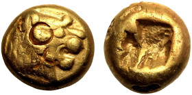 Kingdom of Lydia, temp. Alyattes - Kroisos Electrum Hemihekte - 1/12 Stater
