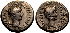 Kingdom of Thrace, Rhoimetalkes I and Augustus Æ19