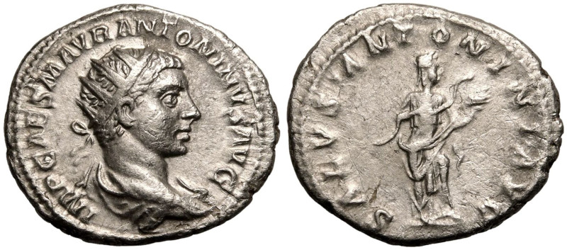 ROMAN EMPIRE. Elagabalus. 
Silver Antoninianus, AD 218-222. Rome. 
Obv: IMP CA...