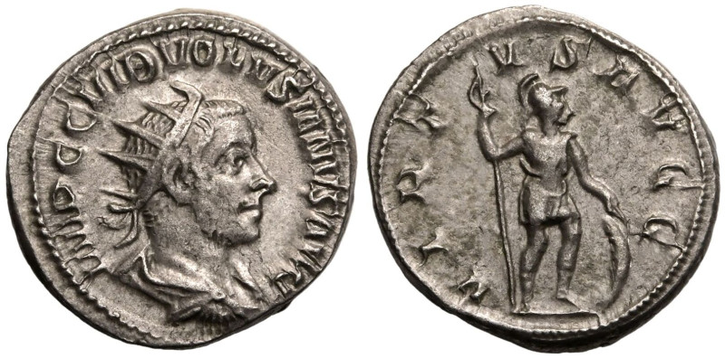 ROMAN EMPIRE. Volusian. 
Silver Antoninianus, AD 251-253. Mediolanum. 
Obv: IM...