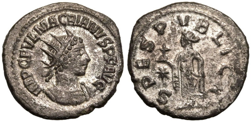 ROMAN EMPIRE. Macrianus. 
Billon Antoninianus, AD 260-261. Samosata. 
Obv: IMP...