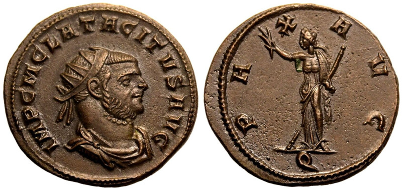 ROMAN EMPIRE. Tacitus. 
Billon Antoninianus, AD 275. Siscia. 
Obv: IMP C M CLA...