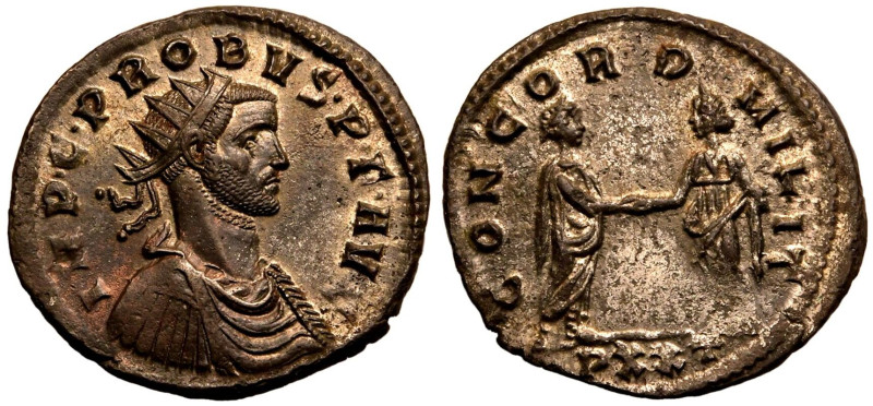 ROMAN EMPIRE. Probus. 
Billon Antoninianus, AD 276-282. Ticinum. 
Obv: IMP C P...