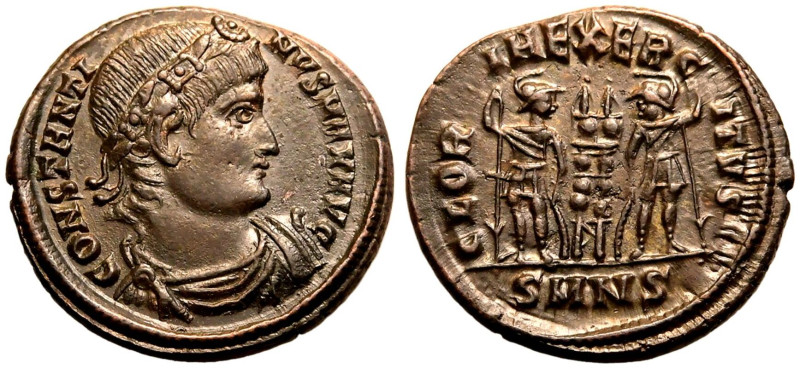 ROMAN EMPIRE. Constantine I 'the Great'. 
Billon Nummus, AD 330-335. Nicomedia....