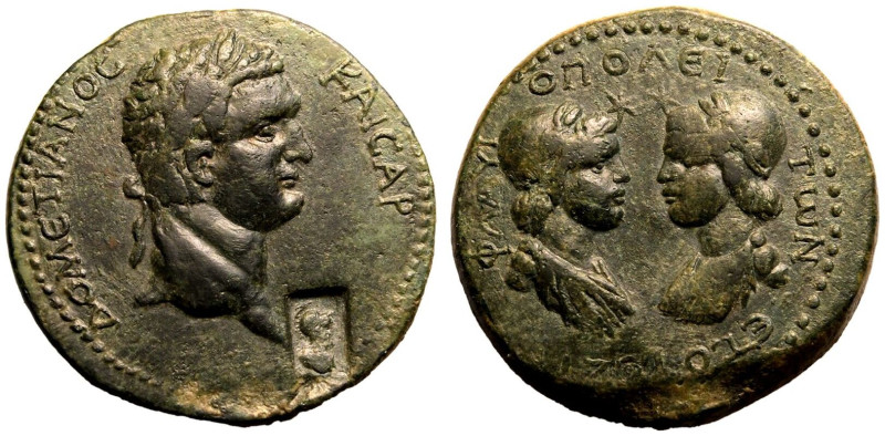 ROMAN PROVINCIAL. CILICIA, FLAVIOPOLIS. Domitian. 
&AElig;29, dated RY 17 = AD ...