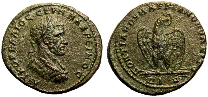 ROMAN PROVINCIAL. MOESIA INFERIOR, MARCIANOPOLIS. Macrinus. 
&AElig;28, AD 217-...